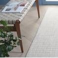 thumbnail image 4 of SAFAVIEH Martha Stewart Serenity Solid Runner Rug, Grey/Ivory, 2'2" x 8', 4 of 5