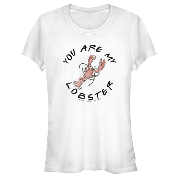 Junior's Friends You Are My Lobster Quote  Graphic T-Shirt
