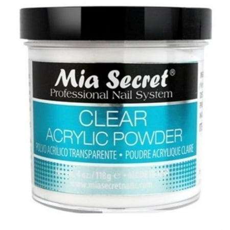 Mia Secret Professional Acrylic Nail Art System Clear Acrylic Powder, 4