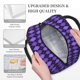 thumbnail image 3 of Disketp purple argyle Bolsa Térmica para Almuerzo, Lonchera con Abertura Amplia y Gran Capacidad, Organizador Reutilizable para Mujeres, Hombres y Adultos, 3 of 6