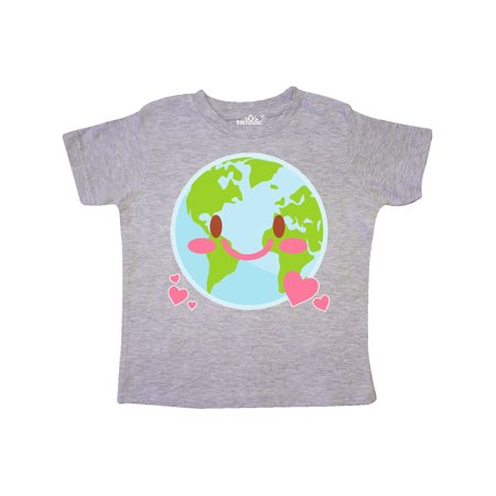 

Inktastic Happy Earth Day with hearts Gift Toddler Boy or Toddler Girl T-Shirt
