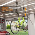 thumbnail image 4 of Kayak Hoist Pulley System, Heavy Duty Canoe Lift for Garage Storage with 150 lbs Capacity, Space Saving Bike and Ladder Ceiling Mount, Up to 14 ft Height, Black, 4 of 6