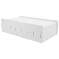 thumbnail image 4 of HIAKDOFT White Wooden Storage Box for Cash and Receipts with Convenient Categorized Sections, 4 of 8