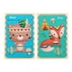 thumbnail image 3 of Rompecabezas De Doble Cara, Tira De Dibujos Animados, Juguete De Madera Para Bebés, Rompecabezas Apilable Montessori, Juguete Para Niños, Regalos Vogacara FN003249-08, 3 of 6
