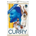 thumbnail image 3 of NBA Golden State Warriors - Stephen Curry 19 Wall Poster with Wooden Magnetic Frame, 22.375" x 34", 3 of 5