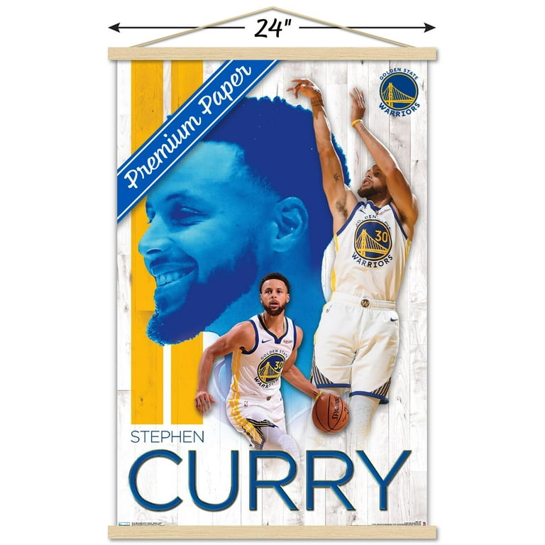stephen curry UD 直筆サインポスター NBA Golden State Warriors - Stephen Curry 19 Wall Poster with
