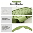 thumbnail image 4 of Foldable Hanging Sink Drain Basket, Stretchable Kitchen Colander with Flip Cover, Space Saving Food Strainer, Multifunctional Faucet Storage Rack Draining for Fruits Vegetables Utensils,White, 4 of 9