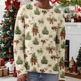 thumbnail image 6 of Christmas Sweaters for Women Fashion Cute Holiday Print Crewneck Pullover Long Sleeve Winter Casual Tops, 6 of 6