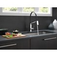 thumbnail image 5 of Delta Pivotal Single Handle Exposed Hose Kitchen Faucet, Chrome, 5 of 7