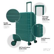 iFLY Evolve 20” Expandable Hardside Spinner Carry-on Luggage, Teal