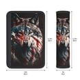 thumbnail image 3 of American Wolf USA Flag Seat Belt Shoulder Pad 2-Pack Soft Car Seatbelt Cover Adjustable Strap Breathable Comfort Pad, 3 of 8