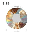 thumbnail image 4 of KLL Rainbow English Cocker Spaniel Pattern Shower Cap & Bath Cap for Women,Reversible Oversized Waterproof Shower Caps for all Hair Lengths,Elastic Reusable Bathing Hair Cap, 4 of 6