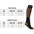 thumbnail image 2 of Copper Flux Anti-Fatigue Knee-High Compression Socks - Black - L/XL, 2 of 2