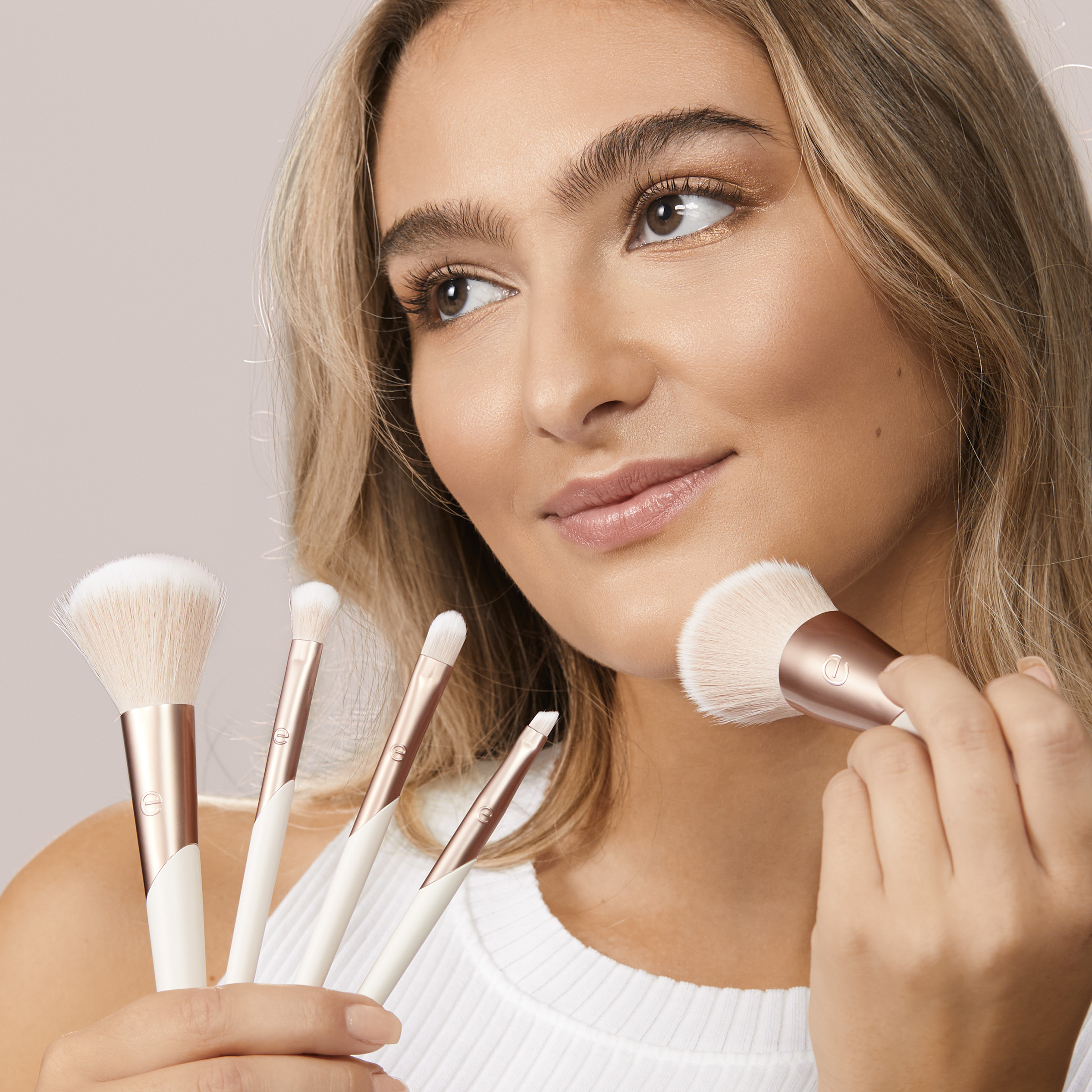 Ecotools Luxe Natural Makeup Brush Set, 5-Piece photo 5