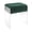 green, variant on Acrylic Vanity Stool Chair, Stackable Makeup Stool, Soft Wool Fabric Chair with High-Density Comfort Cushion, Cloud-Like Support for Long Sitting at Dressing Table, Bedroom, Bathroom