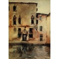 thumbnail image 2 of Sargent, John Singer 11x14 Gold Ornate Wood Framed with Double Matting Museum Art Print Titled - Palazzo Marcello, 1880-81, 2 of 4