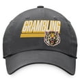 thumbnail image 2 of Men's Top of the World Charcoal Grambling Tigers Slice Adjustable Hat, 2 of 4