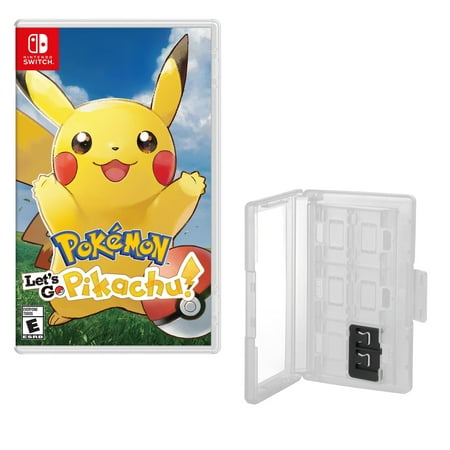 Pokemon Let's Go Pikachu Game and Caddy