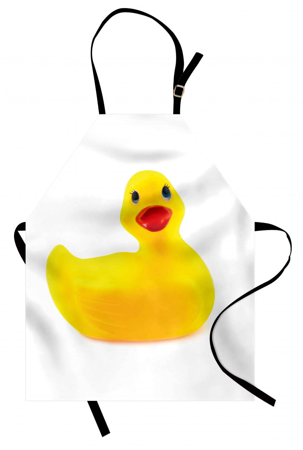 Rubber Duck Apron Yellow Squeak Ducky Toy Fun Bubble Bath Animal Kids