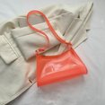 thumbnail image 4 of Bolso vagabundo de moda para mujer, bolso transparente de PVC para axila, sencillo para regalo (naranja) Tmvgtek Para Estrenar, 4 of 9