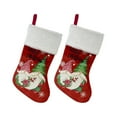 thumbnail image 1 of RXIRUCGD Knitted Christmas Stockings With Pockets Socks For Christmas Decorations, Red, 1 of 6
