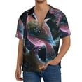 thumbnail image 2 of Disketp Men's Hawaiian Bird 3 Print Shirts Button Down Holiday Beach Shirts-3X-Large, 2 of 5