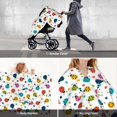 thumbnail image 6 of Car Seat Cover Baby - Ladybugs And Flowers Breathable Infant Car Seat Cover for Baby Carseat, Lightweight Comfort Baby Essentials Must Haves Newborn Stuff for Girl Boy, 6 of 7
