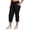 Black, variant on RBX Active Women's Plus Size Lightweight Woven Capri Pant With Pockets