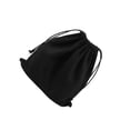 thumbnail image 2 of tamizeot Canvas Drawstring Storage Bag Shoes Laundry Portable Pouch Grey Organizer Black, 2 of 6