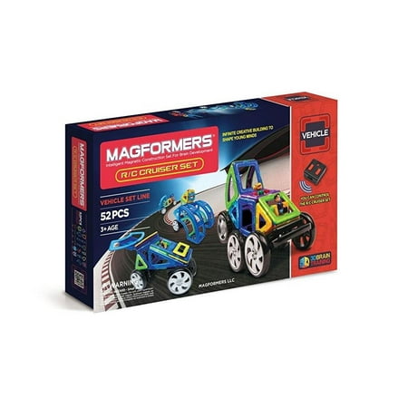 Magformers RC Cruisers 52 Piece Magnetic Construction Set