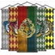 thumbnail image 2 of Bandera colgante de rejilla de Harry Potter, Gryffindor, escena interior de la universidad, decoración de barra de Harry Potter, bandera Slytherin Hufflepuff con asta de bandera, 2 of 4