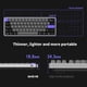 thumbnail image 3 of Teclado para juegos nuphy Air60 HE Magnetic Switch 61 teclas con cable, 3 of 9