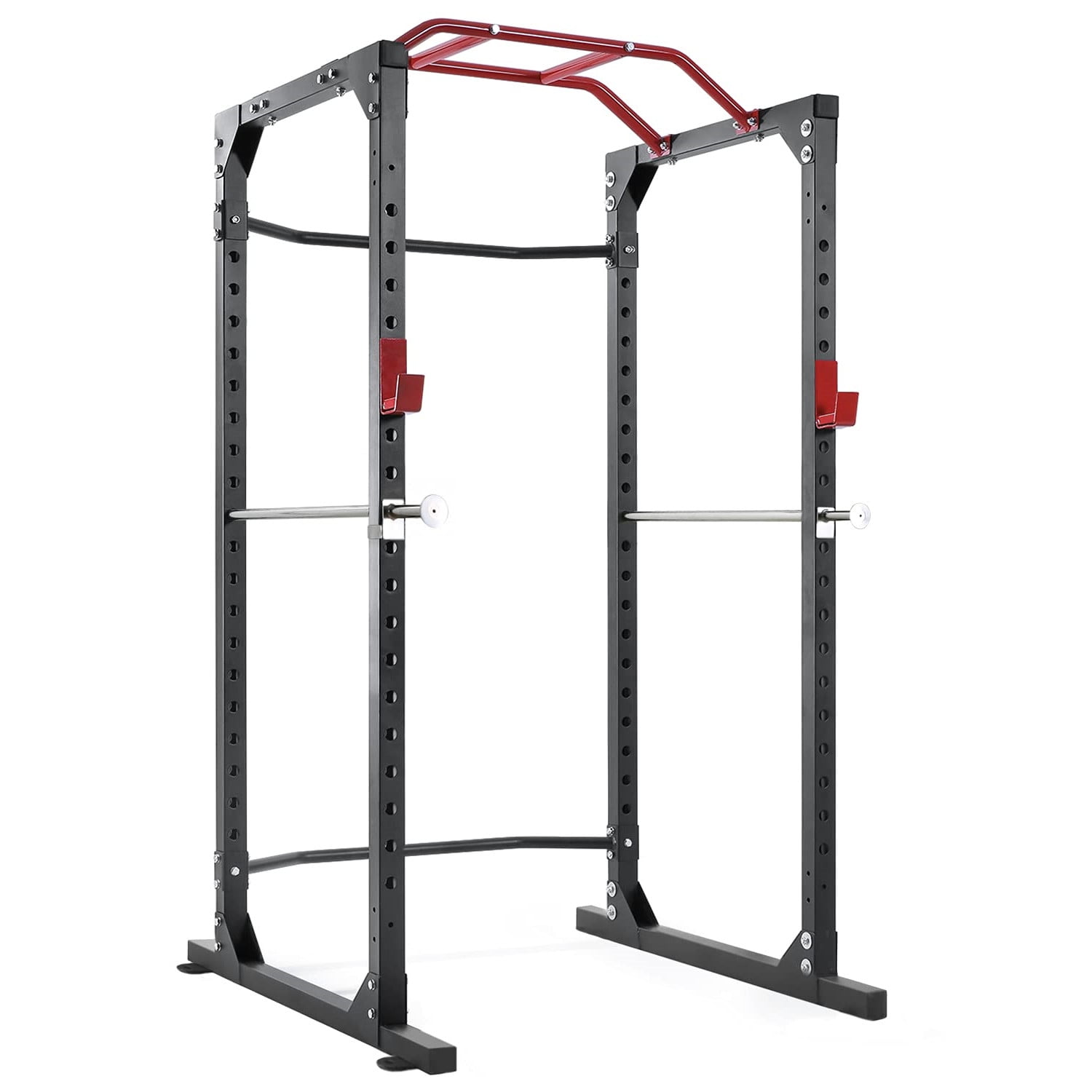 Details about   Power Rack Weight Lifting Squat Stand Strength Training Home Gym Power Cage US 