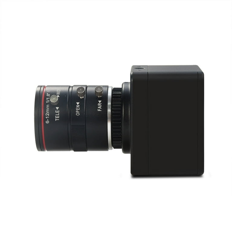 MOKOSE 4K USB Camera With Varifocal Lens – 6-12mm Manual Focus Webcam For Streaming & Recording