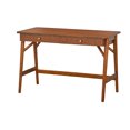 thumbnail image 2 of TMS Vera Mid-Century Modern 2-Drawer Desk, Walnut Finish, 2 of 5