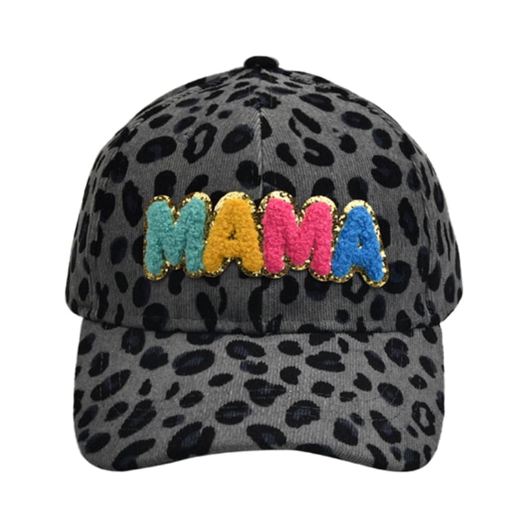 Mama Baseball Cap For Women - Vintage Washed Embroidered 'Mom Life' Hat, Adjustable Snapback