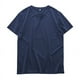 thumbnail image 3 of Camiseta de seda fina de verano de Dukeen para hombre, cuello redondo, manga corta, informal, suave, para fitness, camisetas modal de algodón lisas de gran tamaño, 3 of 5