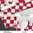 thumbnail image 3 of Red and White Checkered Pattern Kitchen Rug Mat,Kitchen Runner Rugs Non Skid Washable,Decorative Kitchen Floor Mats for Kitchen,Sink,Laundry,17"X47", 3 of 5