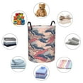 thumbnail image 4 of ZICANCN Rough Seas Waves Laundry Basket Organizer, Dirty Clothes Hamper for Bathroom Kids Girls Boys Laundry Hamper Small, 4 of 7