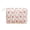 A002- Pink, variant on Makeup Pouch, Pink Quilted Floral Print, 1 Piece Portable Clutch Bag, Travel Cosmetic Storage Organizer for Women Daily Toiletries and Beauty Accessories