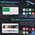 thumbnail image 4 of Autoestereo Jingelsye para Toyota RAV4 2007-2012 Android 13 Pantalla 10 Pulgadas 8 Nucleos 4G 32G CarPlay Android Auto GPS WiFi, 4 of 5