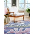 thumbnail image 3 of Rugs.com Blossom Collection Rug – 8' x 10' Oval Multi Medium Rug Perfect For Living Rooms, Large Dining Rooms, Open Floorplans, 3 of 8