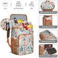 thumbnail image 5 of Boho Tropical Floral Backpack Cooler, Leakproof Insulated Cooler Bag with Hawaiian Hibiscus Design for Picnic and Travel, 5 of 6