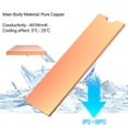 thumbnail image 4 of Copper M.2 HeatSink with Nano Thermal Pads, NVMe NGFF Pure Copper SSD Cooler Solid State Disk Radiator for Laptop Desktop Copper II, 4 of 6