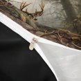 thumbnail image 3 of Castle Fairy Vintage Deer Duvet Cover King,Misty Autumn Woodland King Bedding,Brown Cream Black,Black Reversible,3 Pieces,No Comforter,1 Duvet Cover and 2 Pillowcases, 3 of 5