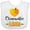 AA-White, variant on Inktastic Clearwater Florida Orange in Heart Boys or Girls Baby Bib