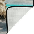 thumbnail image 5 of Dreamtimes Summer Seashell White Sand Area Rug, 36"x24" Beach Blue Sea Non-Slip Washable Indoor Door Mat, Absorbent Floor Mat for Bedroom Kitchen Entryway Bathroom, 5 of 7