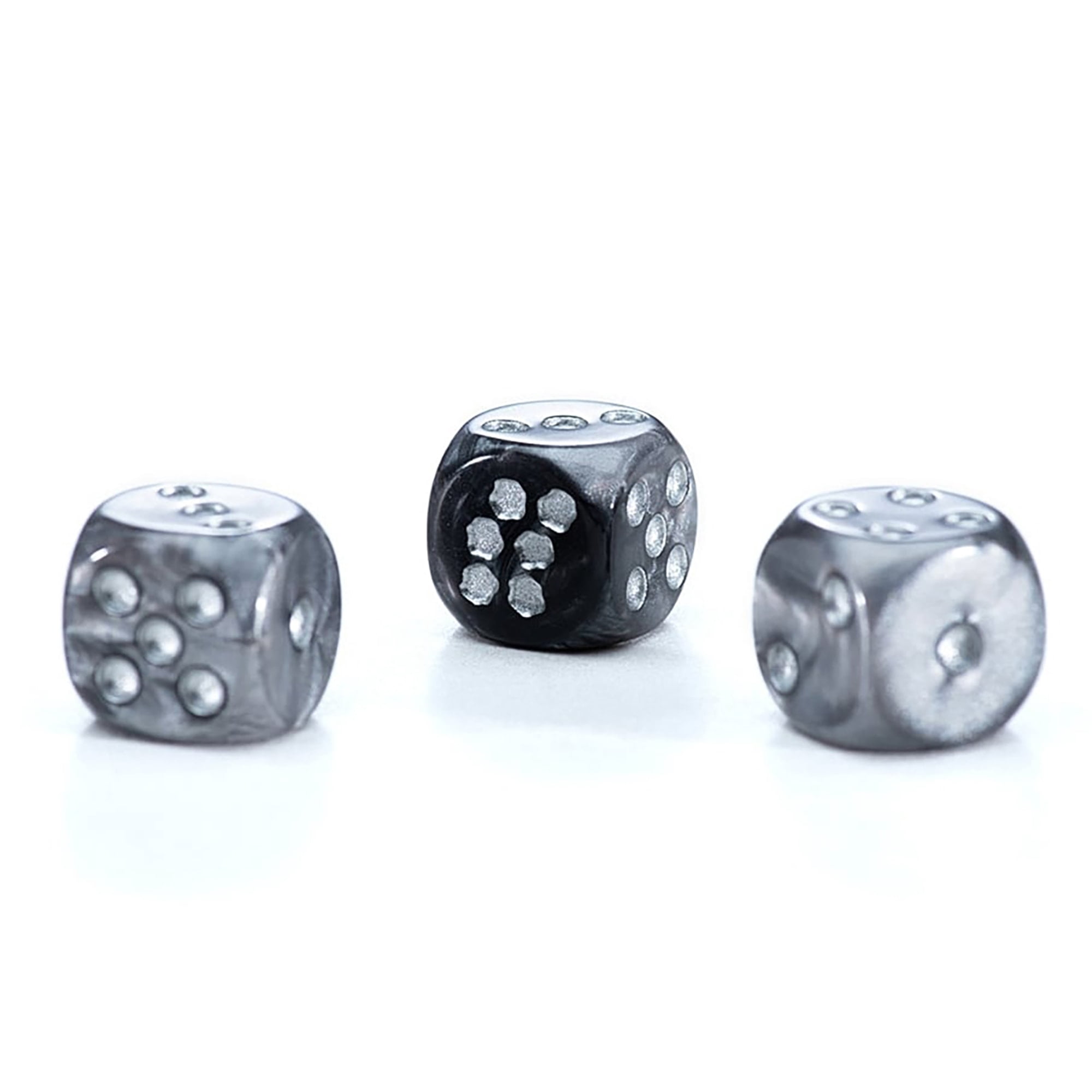 Solar System Dice - 14pc RPG Resin Set, Unique Die For Each Planet Or Solar System Object, Greek-Medieval Astronomy Symbols
