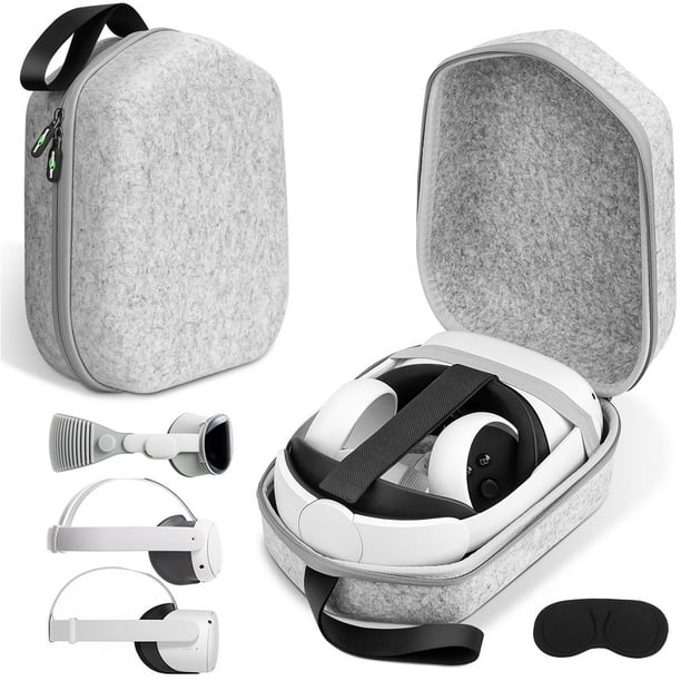 Funda de transporte rígida compatible con Oculus Quest 2/3