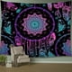thumbnail image 1 of Tapiz de pared de mandala bohemio, hoja colgante de pared de luna y sol,, 1 of 5